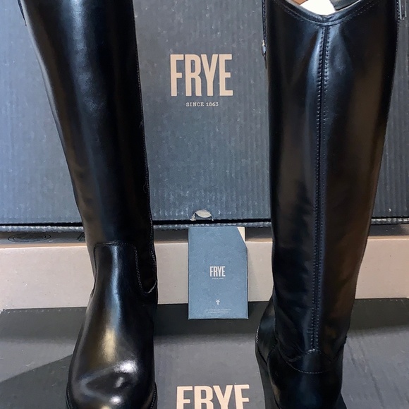 🚫SOLD❌💥HP🎉 FRYE Melissa Inside Zip  Boots - Picture 9 of 16